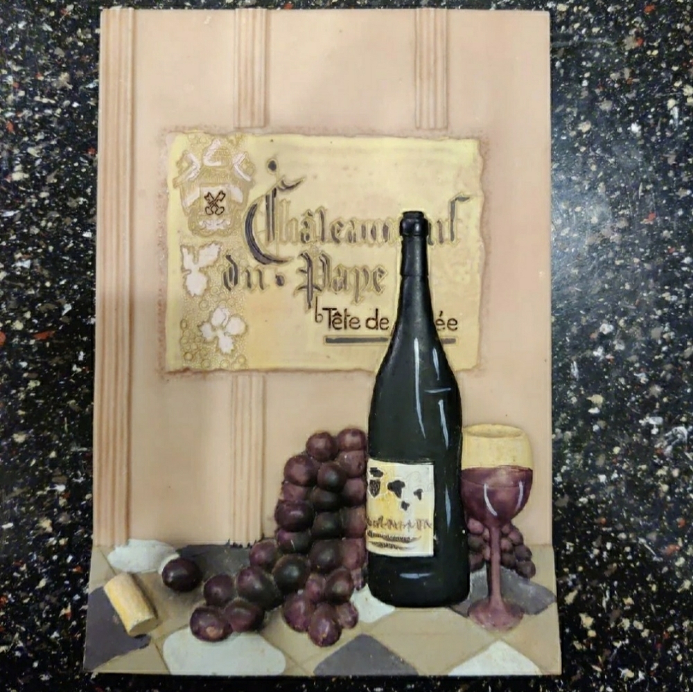 Tuscan style Ceramic Decor French Plaque